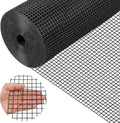 Black Hardware Cloth 1/2in Mesh 48in x 100ft, Chicken Wire Fencing PVC Coated 19 Gauge, Welded Chicken Wire for Rodent Proofing, Tree Guard, Garden Fence, Poultry Netting