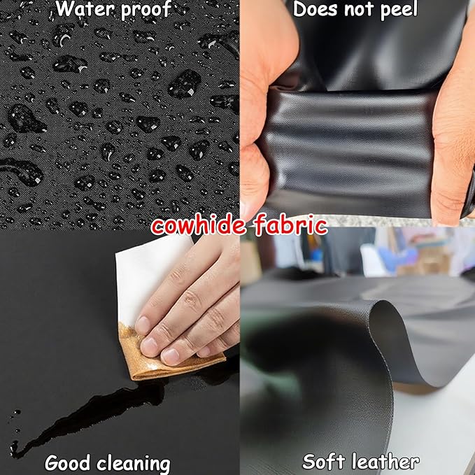 Extended Cowhide Apron Water Proof Oil-resistantly and Wear-resistantly Industrial Aprons H-shaped Shoulder