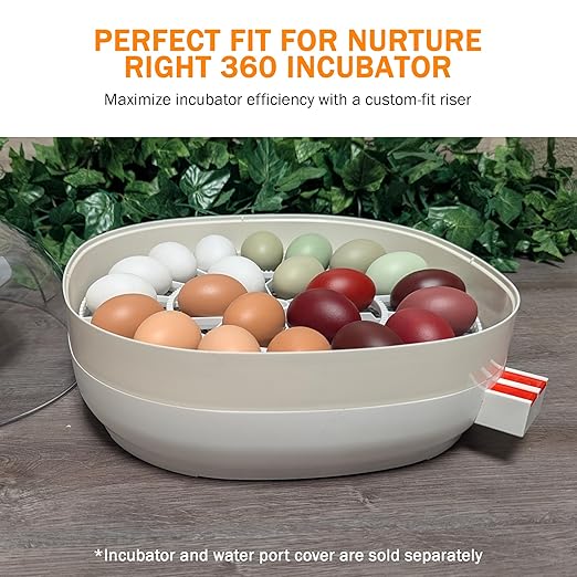 Incubator Warehouse 1.5" Riser for Nurture Right 360 Incubator - Nurture Right 360 Incubator Riser for Hatching Eggs - Durable Egg Incubators Riser with Easy Installation - Nurture Right 360 Riser