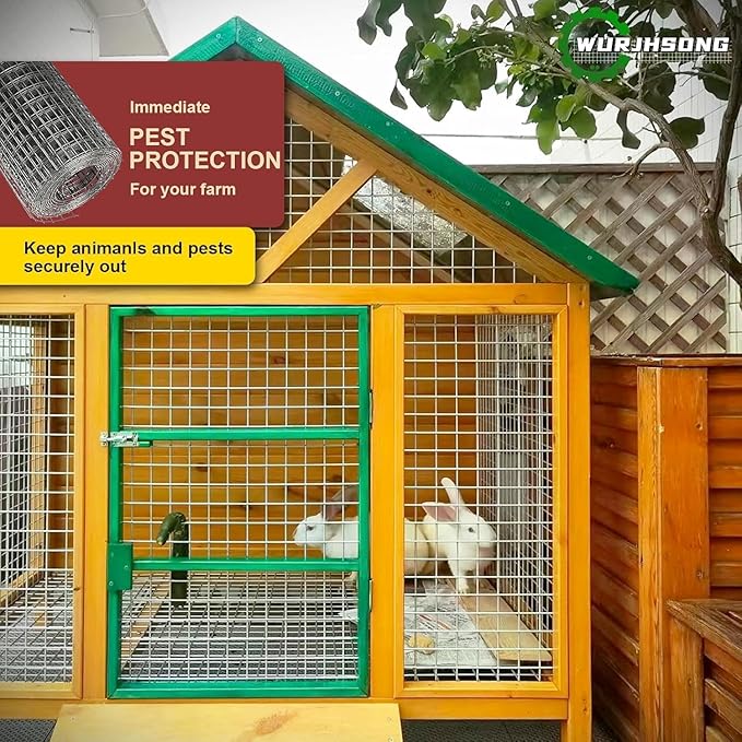 Black Hardware Cloth 8'' x 10' PVC Steel Vinyl Coated 1/4 inch Galvanized Wire Mesh Roll (23 GA) Chicken Wire Fence Roll, for coop Fences,Screen mesh, Rabbit/Snake Fences, Poultry enclosures, etc.