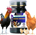 Chicken Dewormer Support for Laying Hens with Chili, Garlic, & Pumpkin Seed, All-Natural Formula, 100 Tablets, Safe for Eggs During Use, Poultry Supplement, Made in USA, Chickens & Poultry of All Ages