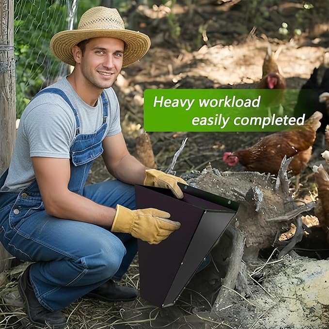 Chicken Cone for Butchering Farm Level Chicken Slaughtering Cone - Rust Resistant and Durable, Instant Installation, Preferred by Professional Poultry Handlers (Large)