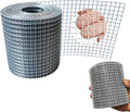 Galvanized Hardware Cloth 1/4 Inch Mesh 4in X 20ft 23 Gauge Hot-dip Galvanized After Welding, Hot Dipped Zinc Coating Welded Cage Wire Mesh Roll, Handicraft Making Wire Mesh