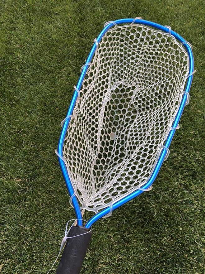 Rudder Fly Fishing Landing Net Mesh Trout Catch and Release Net Light Weight