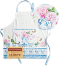 Maison d' Hermine 100% Cotton Apron for women with Pocket Kitchen Chef Apron for Men Cooking Easter Decorations