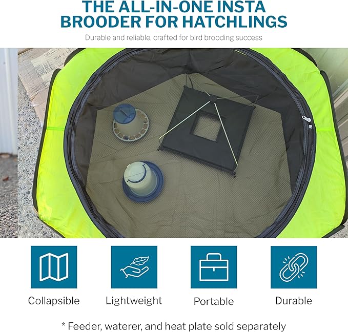 Incubator Warehouse Insta Brooder™ Enclosed Brooder Pen for Hatchlings