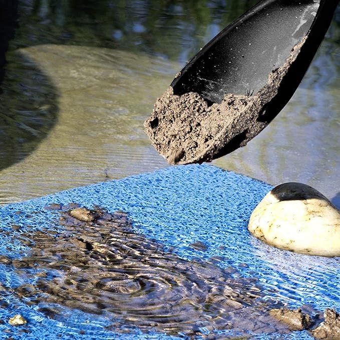 ASR Outdoor 12.5 Inch Prospecting Large Sand Scoop Plastic Trowel for Metal Detector Gold Panning, Black