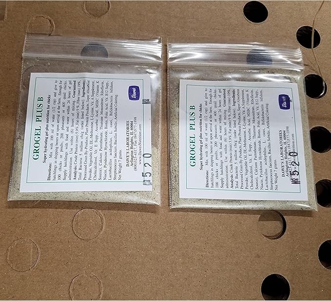 DUNCAN'S FAMILY FARM STORE Poultry Baby Chick Shipping Box Kit – 25 Chick Capacity, USPS Approved – Includes 10 Boxes, 10 Excelsior Pads & 2 GroGel Packs (200 Doses Total)