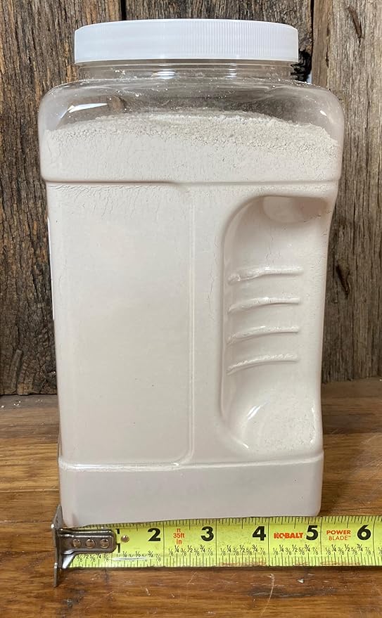 Poultry Powder - All Natural Chicken Dust Bath - 3 Organic Ingredients: Limestone Powder, Hardwood Ashes & Fossil Shell Flour (12 Pound)