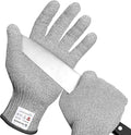 Schwer SlicePro ANSI A9 Cut Resistant Gloves, Food Grade Cutting Gloves for Kitchen Food Prep, Mandoline Gloves for Meat Cutting, Oyster Shucking, Fish Fillet Processing, PR1501-G, 150 Pairs, M