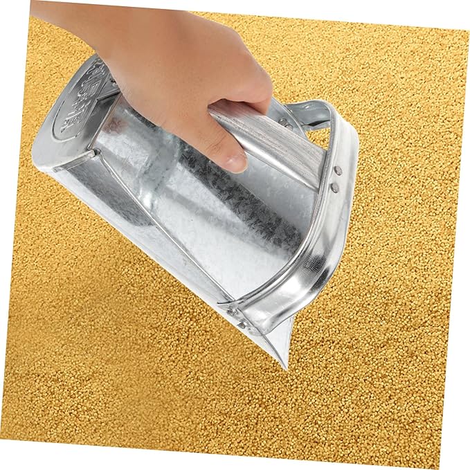 Farm Utility Scoop Large Feed Shovel Stainless Steel Food Scoop for Home