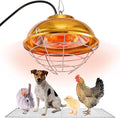 300 Watt Chicken Coop Heater, Dual-Temperature Heat Lamp for Poultry with Carbon Fiber Heating, Adjustable Hanging Height & Waterproof Design for Quail, Ducks, Rabbits, Pets Indoor Outdoor Use