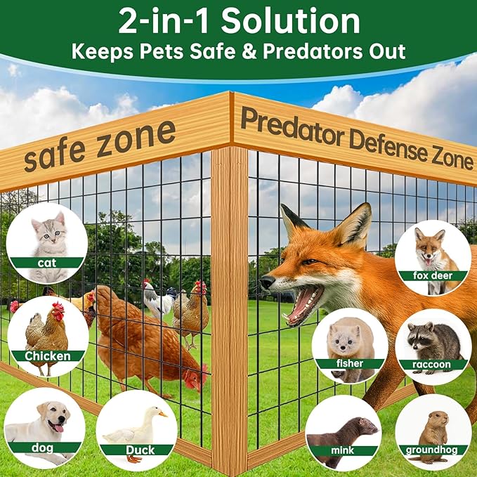 AMAGABELI GARDEN & HOME Black PVC Coated Welded Wire Fence 2inchx4inch 36inchx50ft 14Gauge Garden Border Fencing Roll Vinyl Coating Metal Wire Mesh Garden Bed Plant Supports Poultry Netting Cage
