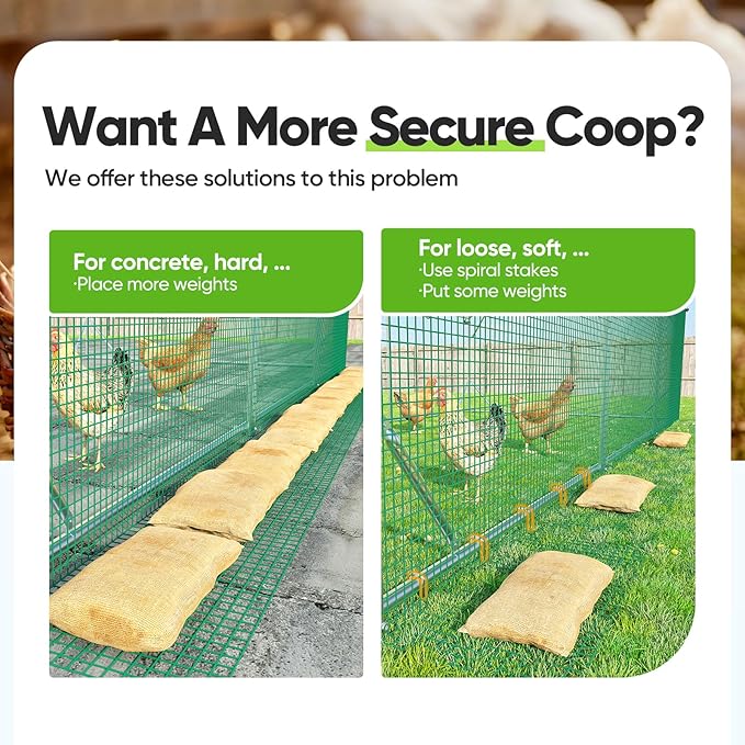 Quictent Large Metal Chicken Coop Run for 45+ Poultry with Side Hardware Cloth & Waterproof Cover, Advanced Series Outdoor Walk-in Cage Hen Duck Rabbit Dog Pen Yard Farm House, 24x9x6.6FT