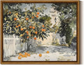 InSimSea Framed Canvas Wall Art Vintage Decor Country Orange Trees Earthy Room Decor Aesthetic Oil Painting Wall Picture Farmhouse Prints Artwork for Kitchen Living Room Bedroom Bathroom Rustic 8x10in