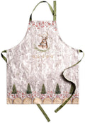 Maison d' Hermine 100% Cotton Apron for women with Pocket Kitchen Chef Apron for Men Cooking Easter Decorations