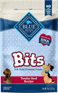 Blue Buffalo Blue Bits Natural Soft-Moist Training Dog Treats Beef Recipe 9-oz Bag