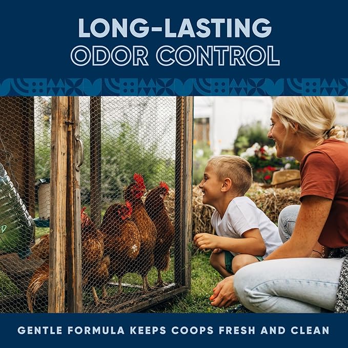 Eco Strong Chicken Coop Odor Eliminator Coop Refresher for Chickens (128 oz)
