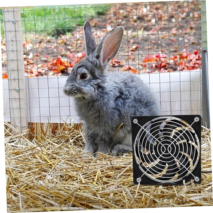 1Set Solar Powered Fan for Chicken Coop Small Fan for Pet House Greenhouse Rv Energy Saving Solar with Strong
