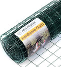 36in x 50ft Green Hardware Cloth 2x3 inch 16Ga PVC Coated Wire Mesh Vinyl Coated Fence, Welded Metal Chicken Wire Fencing Roll, Garden Plant Fencing, for Chicken Coop and Home Improvement