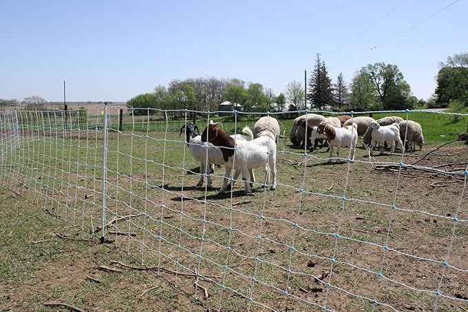 Starkline All-Purpose Electric Utility Netting (35" x 82') Electric Fence for Goats, Sheep, Gardens, Beehives, Dogs, and More for Backyards, Homesteads, Farms and Ranches