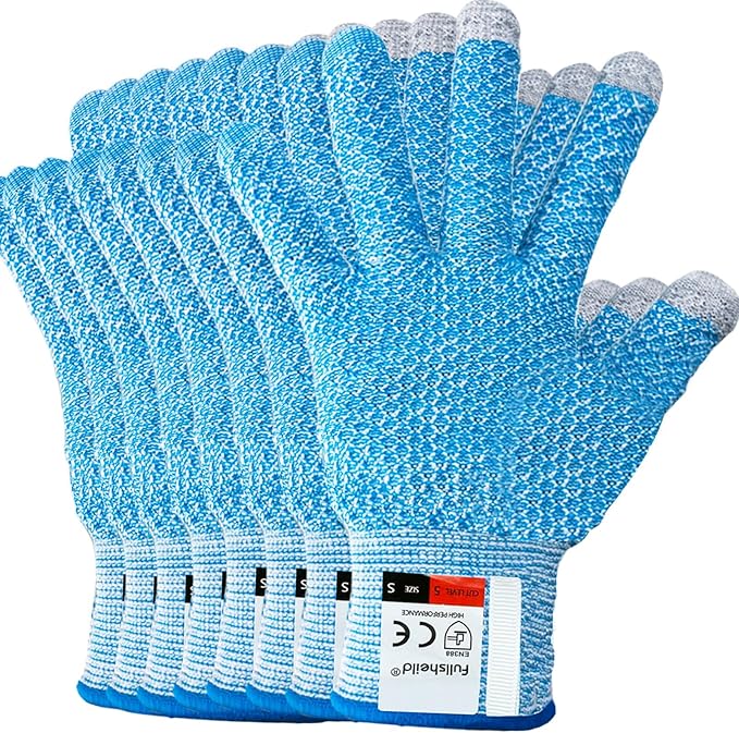 Fullsheild Cut Resistant Gloves Food Grade Level 5 Protection for Kitchen Anti Cut Gloves for Meat Cutting Woodworking