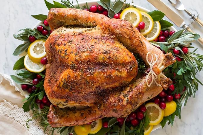 Chairman of the Bird Gourmet Turkey Rub Seasoning – Citrus-Herb Spice Blend – Orange, Cranberry, Rosemary, Sage – Roast, Grill, Smoke – Natural, Gluten-Free, No Salt - 2oz Fresh-Sealed Pouch in Tin
