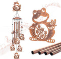 Frog Wind Chimes Outdoor Frog Gifts for Women Men Mom Gardening Birthday Gifts Metal Memorial WindChimes for Outside/Indoors, Lawn, Patio, Yard Art, Garden Decor, Yard Decorations