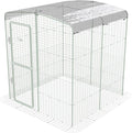 Omlet Clear Chicken Run Tarp | Durable Weatherproof Cover for Poultry Runs | Full Protection from Rain, Wind & Snow | Includes Bungees | 6ft x 6ft