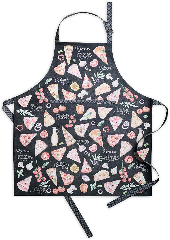 Maison d' Hermine 100% Cotton Apron for women with Pocket Kitchen Chef Apron for Men Cooking Easter Decorations