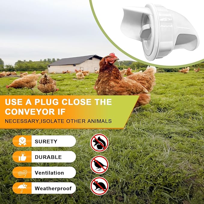 Chicken Feeder Ports Kit, 4 Pack DIY Bucket Poultry Feeder Cups with Hole Saw, No Waste Chicken Feeder for Backyard Coop