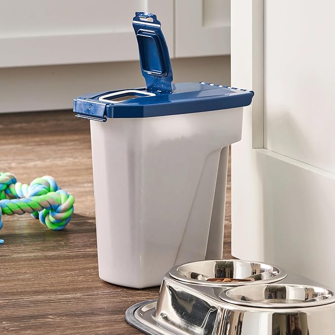Plastic Pet Food Storage Container with Locking Lid, Extra-Large, 50 lb