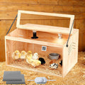 Chick Brooder Box,Brooder Box for Chicks,24"Lx16"Wx16"H, Ducks,Chicken Coop,Quail Cage,Quail coop,2 washable liners，Adjustable Temperature Control