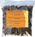 Brown Rubber Mulch for Landscaping - Durable and Eco-Friendly Garden Mulch - Perfect for Garden, Potted Plants & Outdoor Decor - 2 Quarts