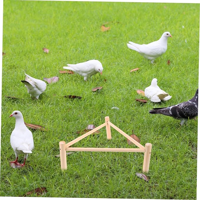 TOYANDONA Chicken Perch Stand Roosting Bar for Chickens and Birds Design Essential Coop Accessory for Secure Roosting and Foot Exercise