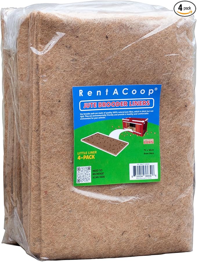 RentACoop Jute Brooder Liners for Little Red Barn Brooder (Pack of 4)