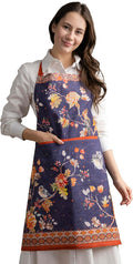 Maison d' Hermine 100% Cotton Apron for women with Pocket Kitchen Chef Apron for Men Cooking Easter Decorations