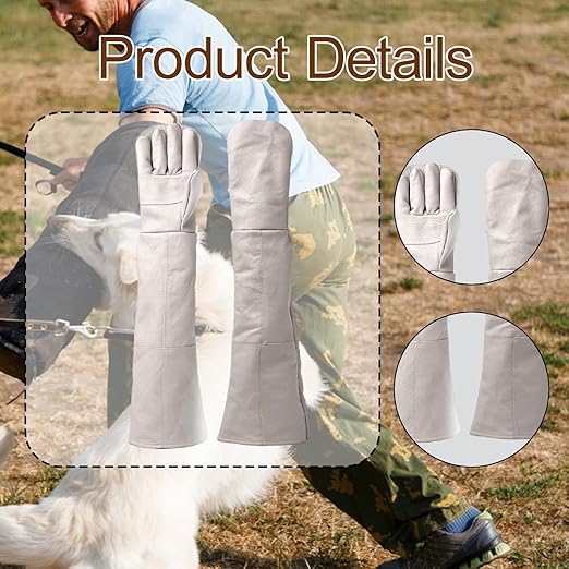 Animal Handling Gloves 60cm Extra Long Multipurpose Full Protection Bird Gloves for Parrots for Animal Pet BBQ Professionals