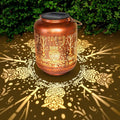 Owl Solar Lanterns Outdoor Waterproof Owl Gifts for Women Hanging Metal Solar Lights Outside Garden Ornament for Yard, Patio,Pathway Landscape,Mothers Day Gifts for Mom,Grandma