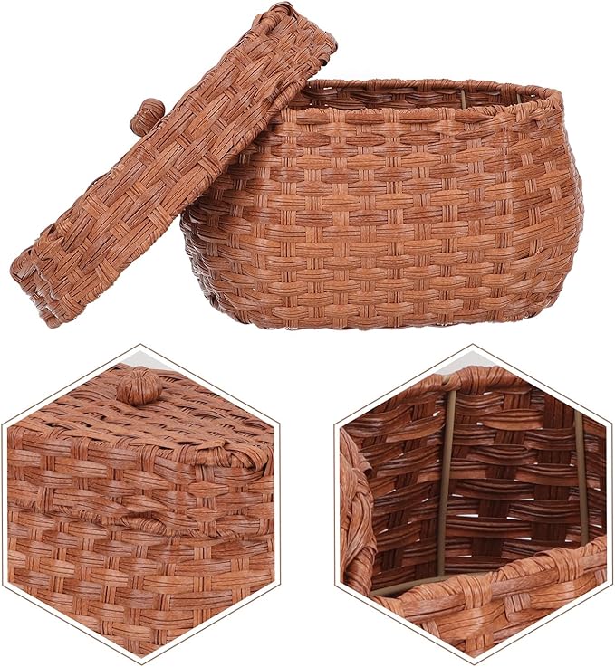 Kichvoe Farmhouse Egg Basket for Fresh Eggs Countertop Storage Basket for Kitchen and Dining