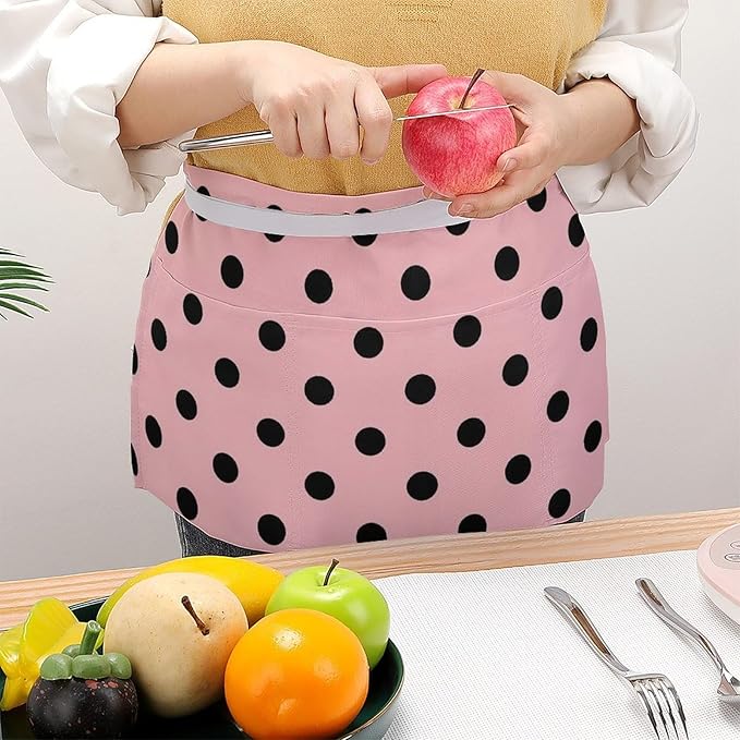 Server Waitress Waist Apron Cooking Kitchen Restaurant Aprons for Women Men
