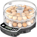 48 Incubators for Hatching Eggs, Egg Incubator with Automatic Egg Turning and Humidity Control, Intelligent Egg Incubator with Automatic Temp. Adjustment