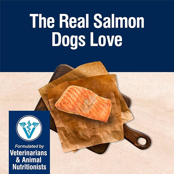 Blue Buffalo True Solutions Skin & Coat Care Natural Dry Dog Food for Adult Dogs, Salmon, 11-lb. Bag