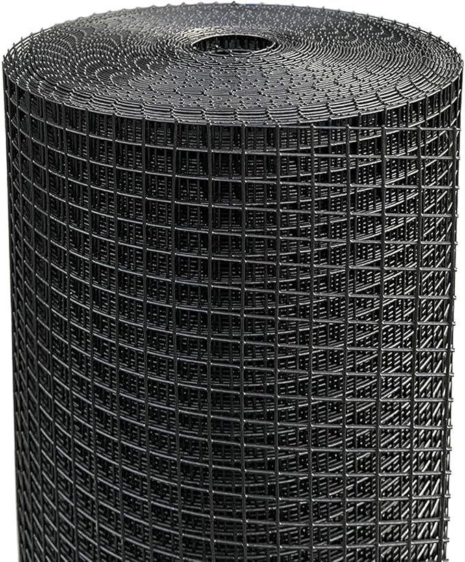 Hardware Cloth 1/2 inch 24 x 100 Ft 19 Gauge, Chicken Wire Fencing Chicken Wire Mesh Roll Garden Fencing Raied Garden Bed Welded Wire Fence Roll