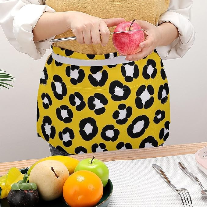 Server Waitress Waist Apron Cooking Kitchen Restaurant Aprons for Women Men