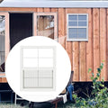 1 Pack Shed Window 24" x 36" Flush Mount Window with Tempered Glass,House Small Windows,Household Sliding Windows for Chicken Coop, Playhouse, Household, Garage