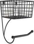 DII Rustic Farmhouse Bathroom Décor, Metal Storage, Toilet Paper Holder, Black