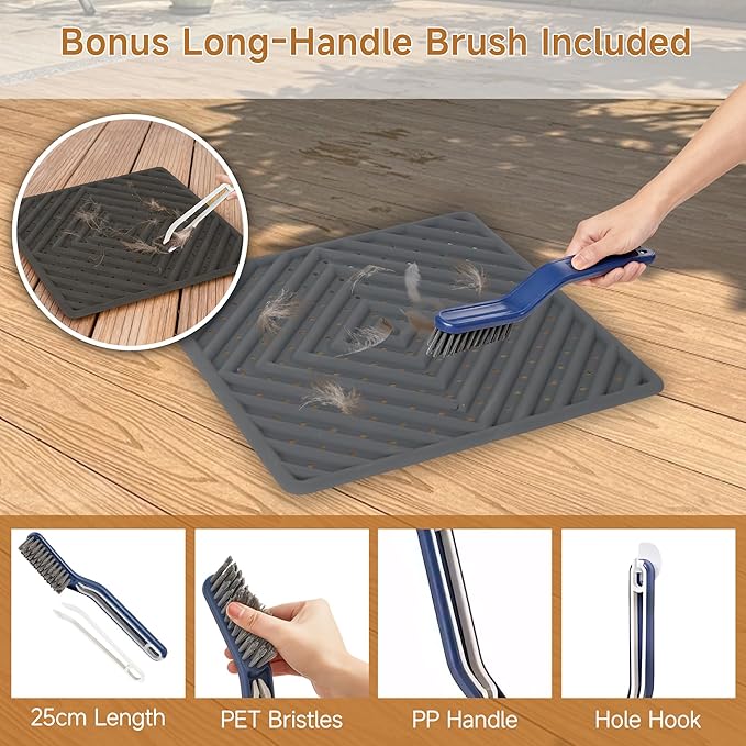 Skimzy Washable Chicken Nesting Pads, Reusable Nest Box Liners for Hens, Soft & Durable Egg Laying Mats, Easy to Clean Coop Accessories (Set of 4, 12x12 Inch)