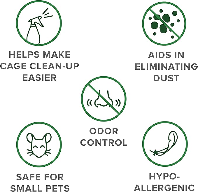 ECO BEDDING 99% Dust Free Paper Bedding for Small Animals, Odor Control, 3 lb (Expands to 60 L)