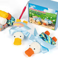 Totiro Crochet Kit for Beginners, Ducks Amigurumi Starter Kit, Easy DIY Craft Set with Step-by-Step Video Tutorials, 2 Pack Animal Crochet Pattern Learning Kit for Teens Adults Birthday Gift